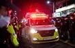 Una ambulancia en la zona de Itaewon, Seúl, donde se reportan más de 140 fallecidos tras una estampida.