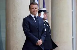 Emmanuel Macron (46 años), presidente de Francia.