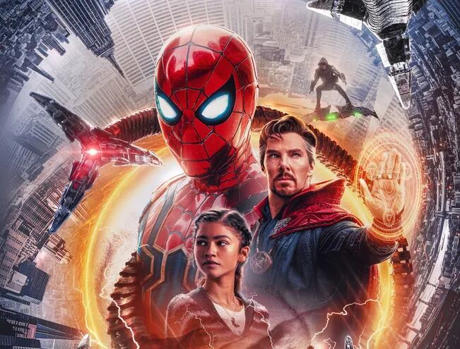 Imagen del póster de "Spider-Man: sin camino a casa", que llegó a los cines paraguayos el pasado miércoles 15 de diciembre.