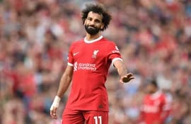 Mohamed Salah, 31 años, goleador del Liverpool.