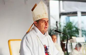 Monseñor Gabriel Escobar, obispo del Vicariato Apostólico del Chaco Paraguayo.
