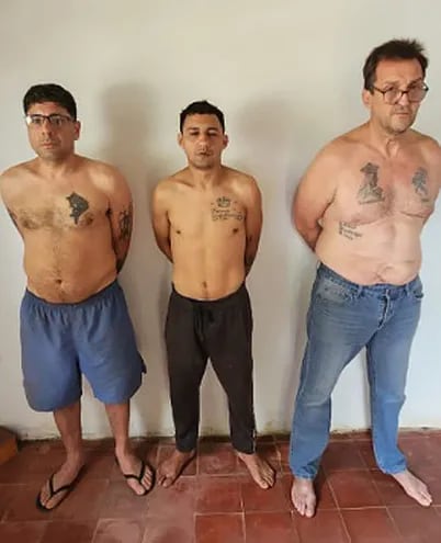 Los  tres detenidos fueron remitidos a Investigaciones de Asunción por seguridad.