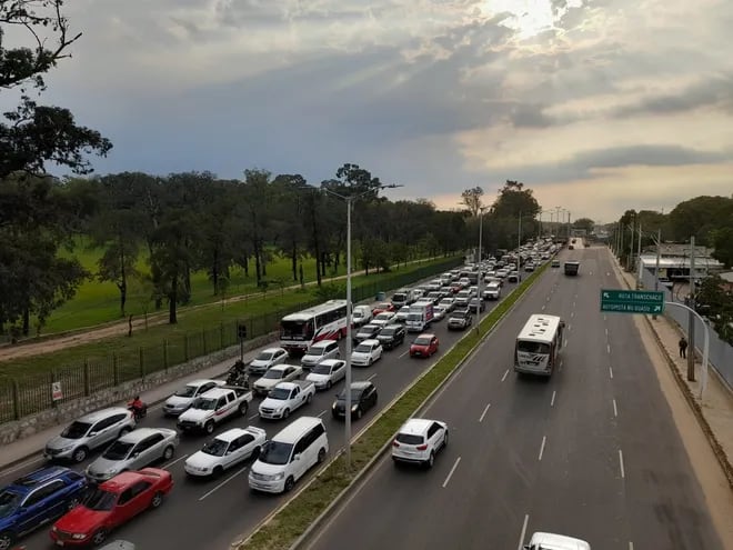 Paraguay no figura entre los países con localidades con más congestión vehicular.