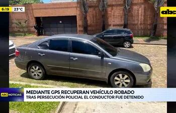 Video: Mediante GPS recuperan vehículo robado