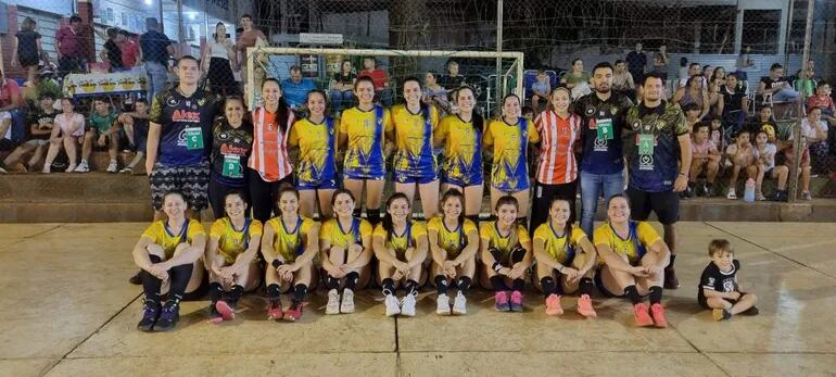 Equipo femenino de Encarnación que hoy compite frente a Fram por la Zona Sur del Nacional.
