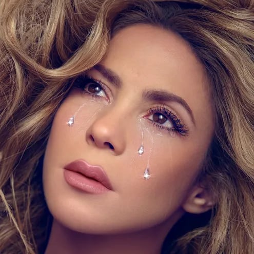 Shakira en una de las imágenes que subió a sus redes sociales para anunciar su nuevo álbum "Las mujeres ya no lloran".