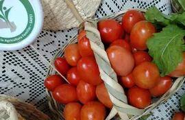 Ofertan tomate a G. 12.000 en la "Feria de la agricultura familiar", en Fernando de la Mora.