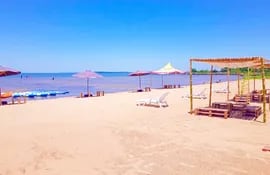 Playa de Carmen del Paraná, preferida por aquellas personas que gustan un ambiente más tranquilo y menos concurrido.