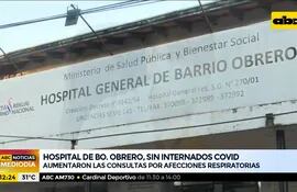 Hospital de Barrio Obrero sin internados por covid