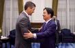 El presidente de Paraguay, Santiago Peña, mantuvo un encuentro en Taipéi con el nuevo mandatario taiwanés, William Lai (Lai Ching-te).