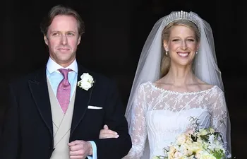 Gabriella Windsor y Thomas Kingston el día de su boda en mayo de 2019.