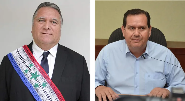 Alejo Ríos Medina (izquierda) y César Brítez (Derecha), son los posibles Gobernadores de Caaguazú.