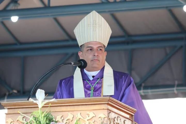 Monseñor Gabriel Escobar, obispo del vicariato apostólico del Chaco.