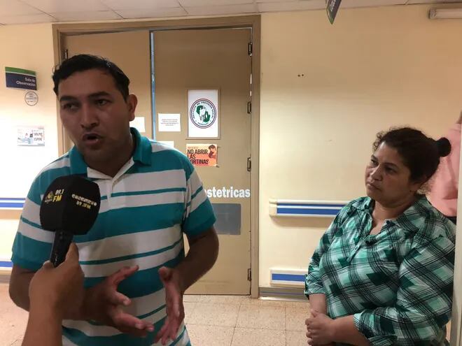 Edgar Alcaraz y María Alcaraz piden que se aclaré la muerte fetal en el IPS de Ciudad del Este.