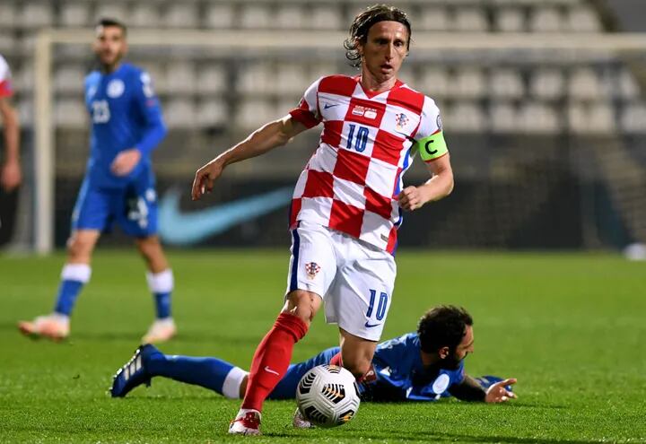 Modric  jugó en tres Mundiales y tres Eurocopas.