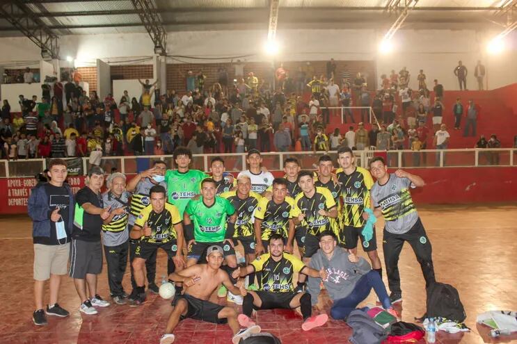 La selección de Puerto Antequera de visita ganó a San Pedro de Ycuamandyyú