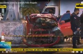 Un joven de 28 años perdió la vida en un fatal accidente sobre la avenida Félix Bogado.