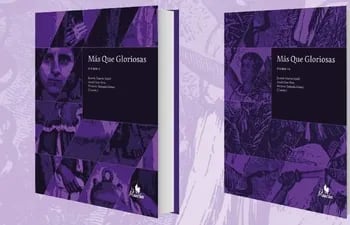 Capa del libro digital "Más que gloriosas" que será lanzado en Ciudad del Este.
