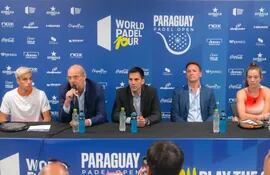 Jesús Balvé, directivo del WPT Paraguay y Diego Galeano, Ministro de Deportes, dieron la noticia.