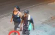 Captura de video de circuito cerrado que permitió identificar a los supuestos ladrones luego de asaltar a una mujer en San Lorenzo.