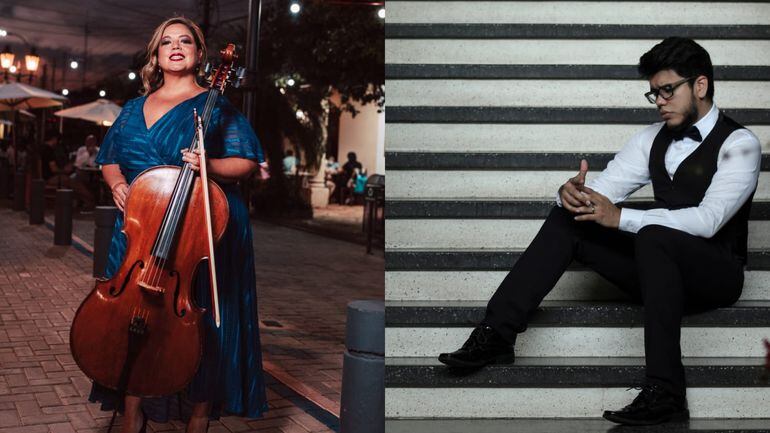 La violoncellista María Victoria Goydy y el pianista Orlando Riveros actuarán hoy en el auditorio de la OSN.