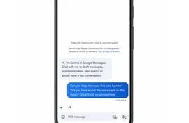 Google permite chatear con su IA Gemini directamente a través de la aplicación de Mensajes