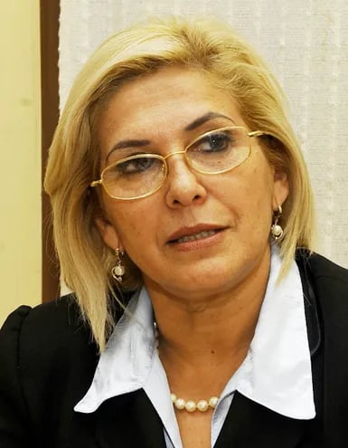 La senadora Hermelinda Alvarenga, nueva líder del bloque liberal llanista.