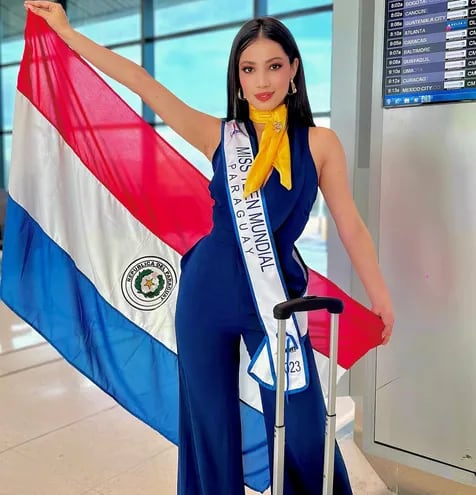 Soledad Ríos viajó con sus maletas llenas de sueños rumbo al Miss Teen Mundial 2023.