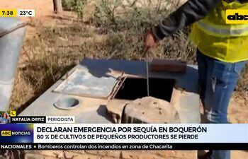 Declaran emergencia por sequía en Boquerón