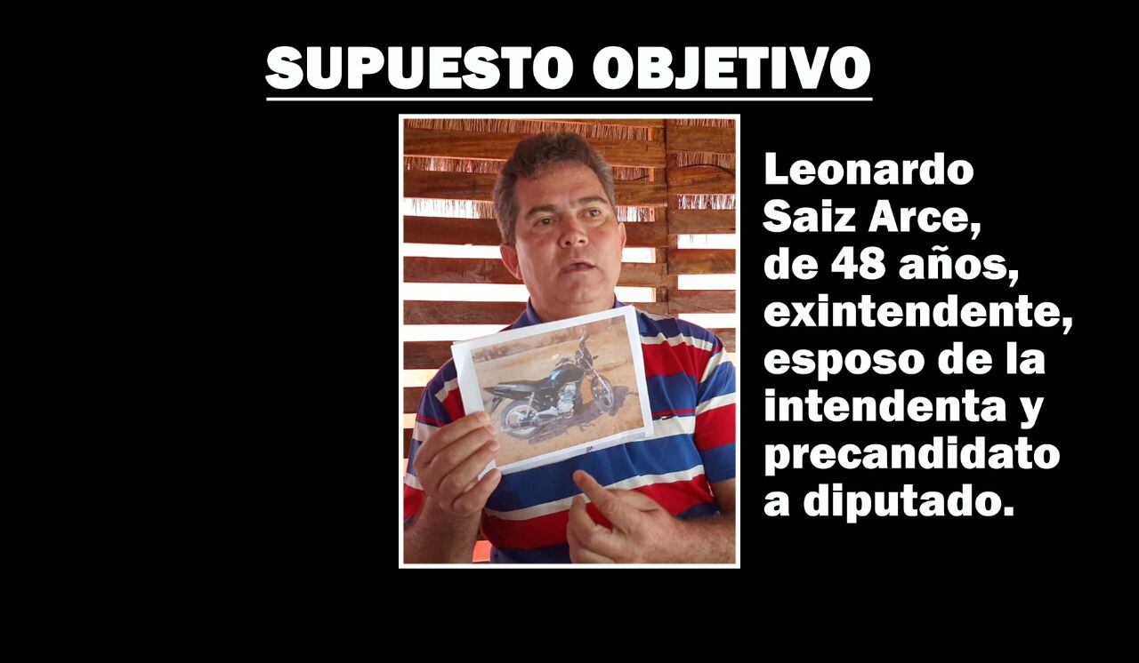 Leonardo Saiz Arce, precandidato a diputado por San Pedro, quien asegura que él era el objetivo de los sicarios.