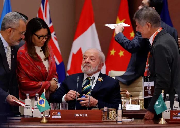 El presidente de Brasil, Luiz Inàcio Lula Da Silva en India por la cumbre del G20.