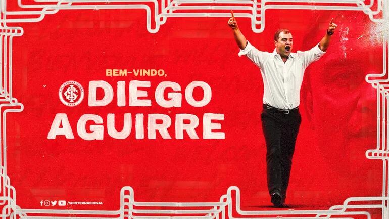 Aguirre se hará cargo del plantel del cuadro de Porto Alegre.