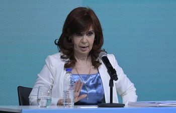 La actual vicepresidente y exmandataria argentina, Cristina Fernández de Kirchner. (AFP)