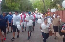 Exalumnos del Colegio Técnico Nacional marcharon este sábado para exigir justicia para Rolo.