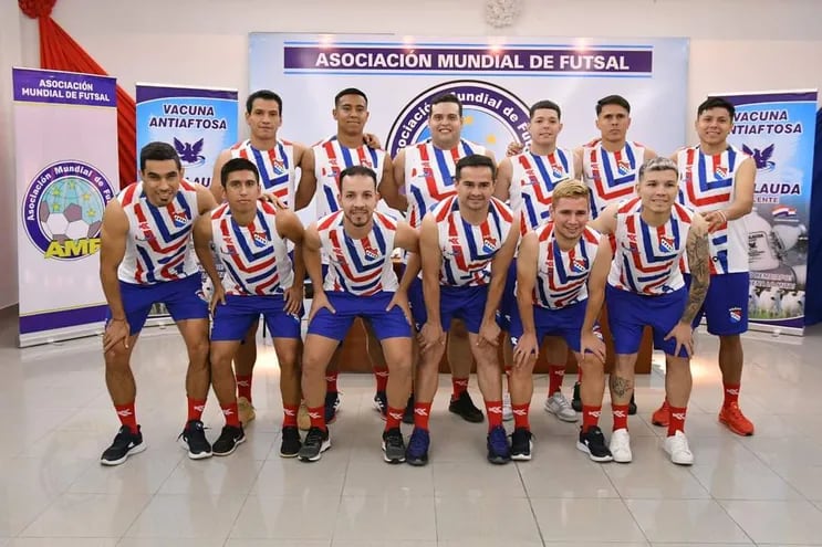Selección paraguaya que participará en la Copa del Mundo que se jugará en Tijuana, México.