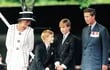 Retrato de 1995: Lady Di y el Príncipe Carlos, con sus hijos William y Harry.