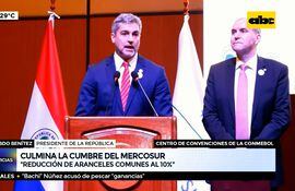Culmina Cumbre del Mercosur