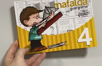 Este miércoles sale el tomo 4 de Mafalda en guaraní. Precio: G. 25.000.