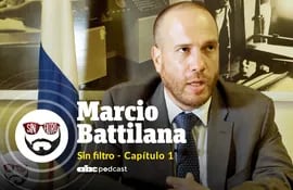 Marcio Battilana en una entrevista para Sin Filtro - ABC PodCast.