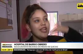 Inauguraron mejoras en Hospital Barrio Obrero en medio de quejas