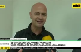 El simulador del VAR en Paraguay