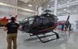 Helicóptero vinculado al exdiputado Ozorio e incautado este jueves.