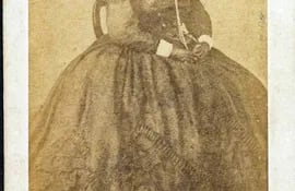 Elisa Alicia Lynch, circa 1865-70 (Biblioteca Nacional de Brasil).