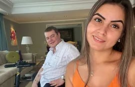 Rodolfo Max Friedmann y su esposa Nancy Quintana, en una foto publicada por él en su cuenta de Instagram el Día de los Enamorados.