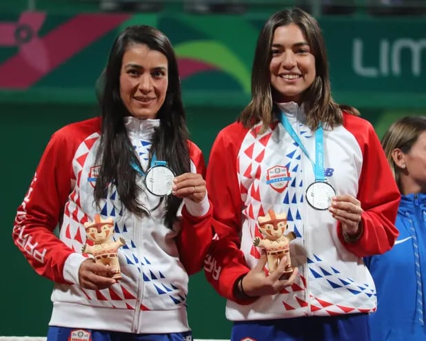 Verónica Cepede y Montserrat González ganaron la medalla de plata en Lima 2019.