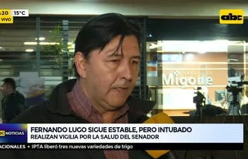 Fernando Lugo sigue estable, pero intubado