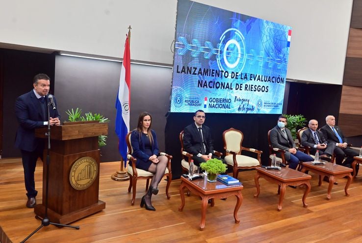 Carlos Arregui, titular de Seprelad, durante el lanzamiento de la actualización de la Evaluación Nacional de Riesgos realizado hoy en el BCP.