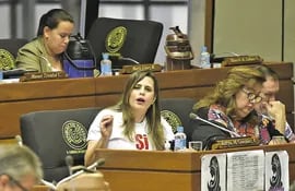 La diputada Kattya González (PEN) preside el Frente Parlamentario Anticorrupción.