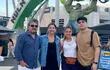 La actriz Maricha Olitte junto a su esposo Gaspar Maidana y sus hijos Thalía y Tobías disfrutan de sus vacaciones en Orlando, Florida.