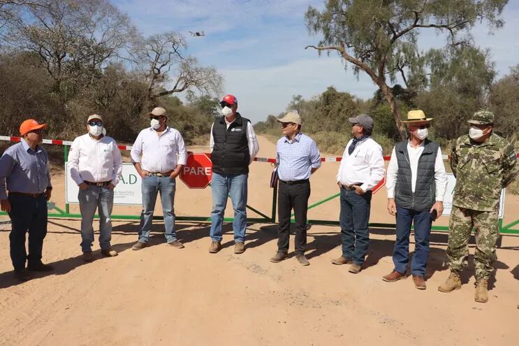 Productores de Agua Dulce de Santa María, en compañía de autoridades, inauguraron varias mejoras en la zona.